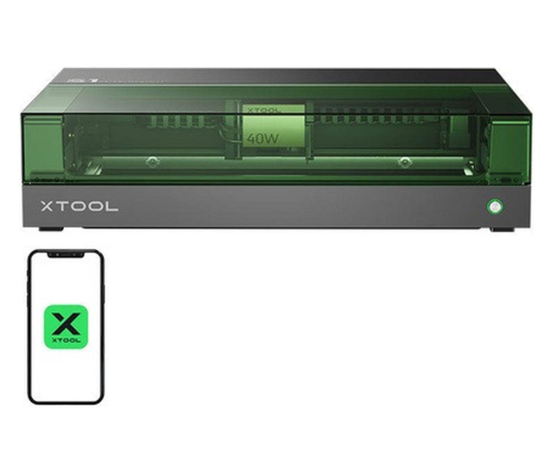 xTool Grawerka laserowa 2w1 S1 40W - zestaw All-in-One (Czarny) - 1570548 - zdjęcie